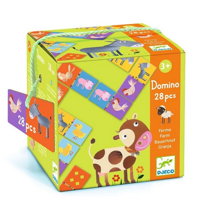 DOMINO CARTON FERME 28PCS 3+