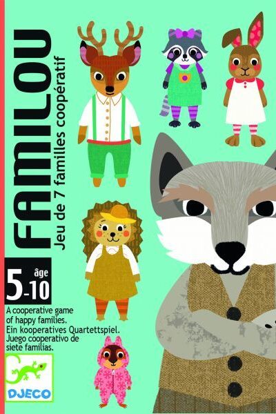 JEU DE CARTE - FAMILOU 7 FAMILLES COOPERATIF 5+