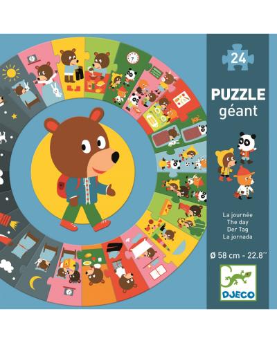 PUZZLE GEANT - LA JOURNEE 3+