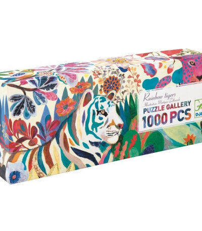 PUZZLE GALLERY - RAINBOW TIGERS 1000 PCS 9+