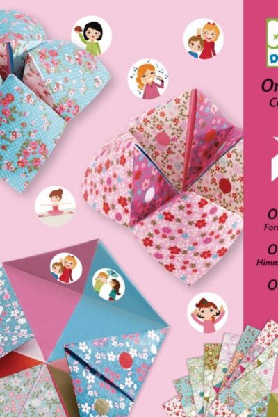 ORIGAMI, NIVEAU 2 - COCOTTES A GAGES + FLEURS 6-10 ANS