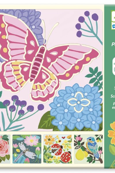 5 POCHOIRS - AILES DU JARDIN 4-8 ANS
