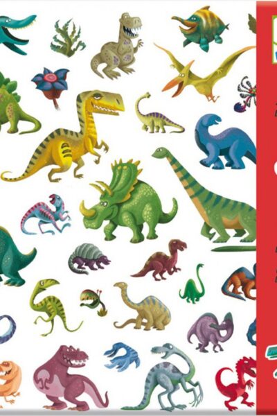 160 STICKERS DINOSAURES - 4-7 ANS