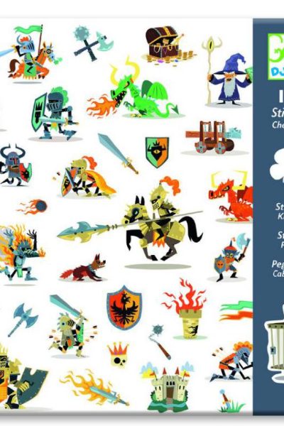 160 STICKERS - CHEVALIERS 4-7 ANS