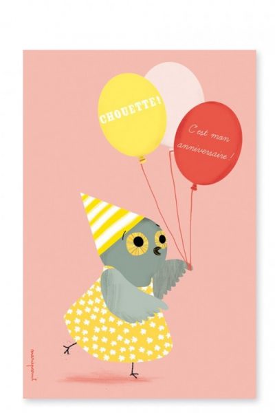 MES INVITATIONS - PETITE CHOUETTE