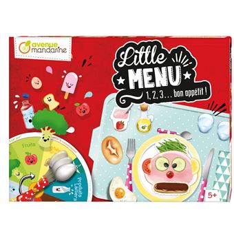 LIITLE MENU 1,2,3... BONNE APPETIT ! 5+