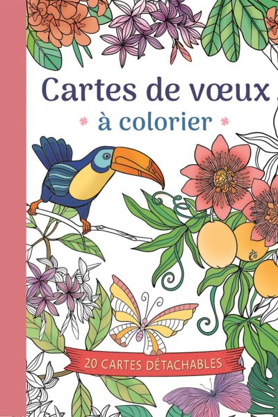 CARTES DE VOEUX A COLORIER