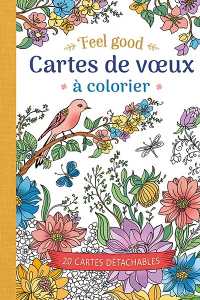 FEEL GOOD - CARTES DE VOEUX A COLORIER