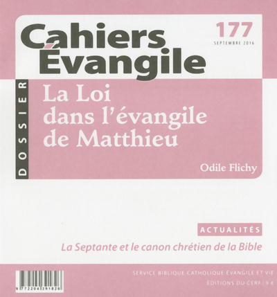 L'EVANGILE DE MATTHIEU ET LA LOI    CE177