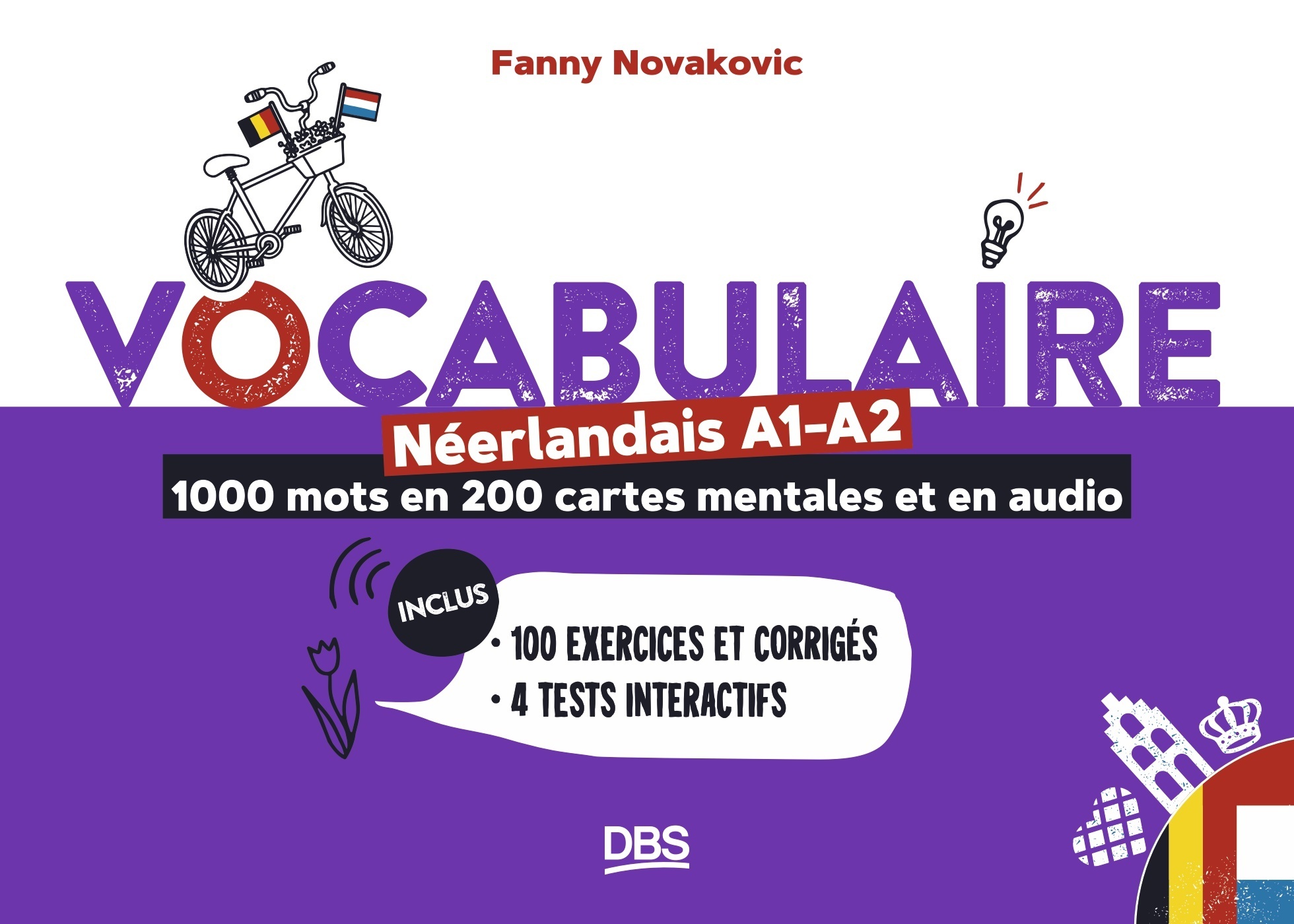 VOCABULAIRE NEERLANDAIS A1-A2 EN 1000 MOTS, 200 CARTES MENTALES ET EN AUDIO