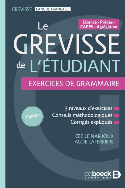 LE GREVISSE DE L'ETUDIANT - EXERCICES DE GRAMMAIRE