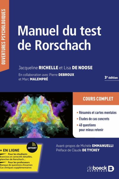 MANUEL DU TEST DE RORSCHACH