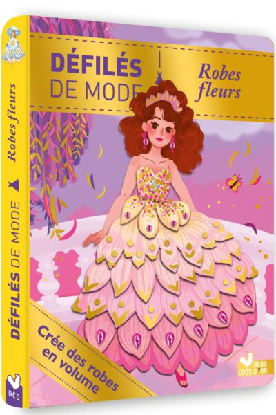 ROBES FLEURS - POCHETTE AVEC ACCESSOIRES