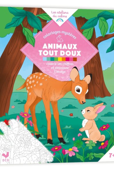COLORIAGES MYSTERES - ANIMAUX TOUT DOUX