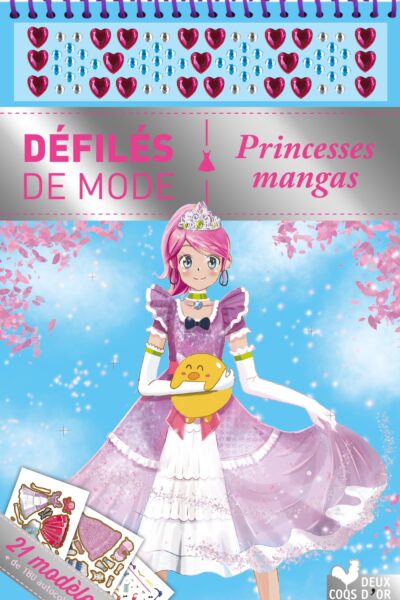 PRINCESSES MANGAS - BLOC SPIRALE