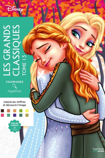 COLORIAGES MYSTERES DISNEY - GRANDS CLASSIQUES TOME 13