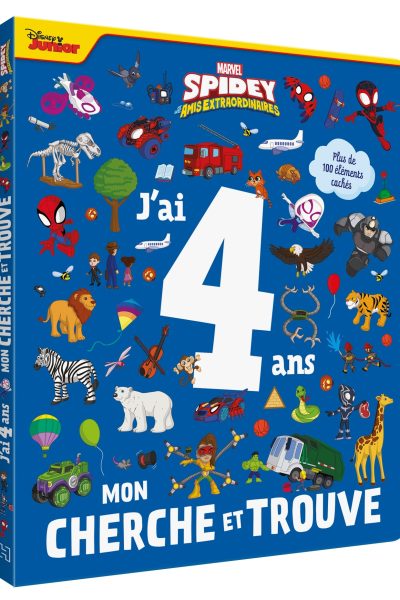 SPIDEY ET SES AMIS EXTRAORDINAIRES MON CHERCHE ET TROUVE - J'AI 4 ANS - MARVEL