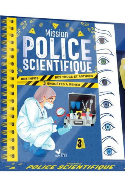 MISSION POLICE SCIENTIFIQUE - COFFRET AVEC ACCESSOIRES