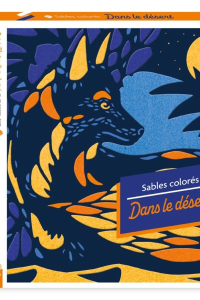 SABLES COLORES LE DESERT - BOITE AVEC ACCESSOIRES