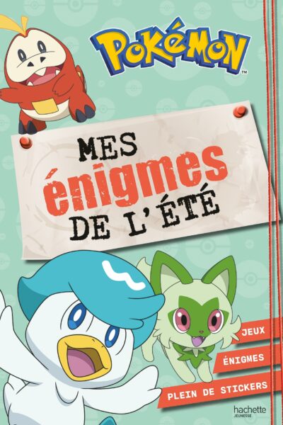 POKEMON - MES ENIGMES DE L'ETE - ACTIVITES ET AUTOCOLLANTS