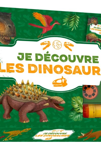 JE DECOUVRE LES DINOS - COFFRET AVEC LAMPE ET KIT EXCAVATION