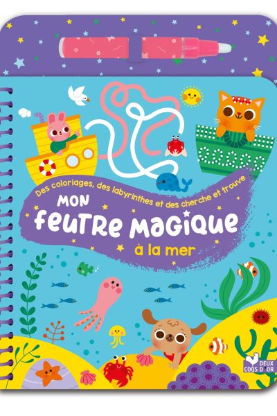 MON FEUTRE MAGIQUE A LA MER - AVEC FEUTRE A RESERVOIR D'EAU