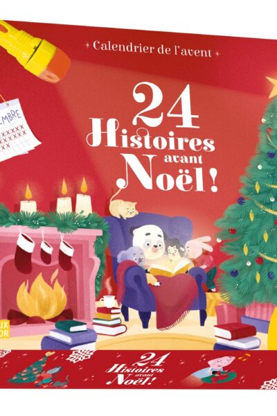 CALENDRIER DE L'AVENT - 24 HISTOIRES ET C'EST DEJA NOEL - COFFRET AVEC LAMPE