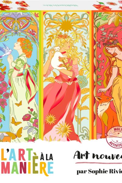 L'ART A LA MANIERE ART NOUVEAU - COFFRET AVEC ACCESSOIRES
