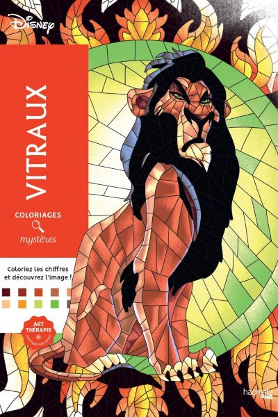 VITRAUX DISNEY - COLORIAGE-MYSTERES ATELIER CREATIF