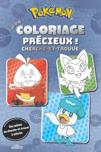POKEMON - MON COLORIAGE PRECIEUX CHERCHE-ET-TROUVE