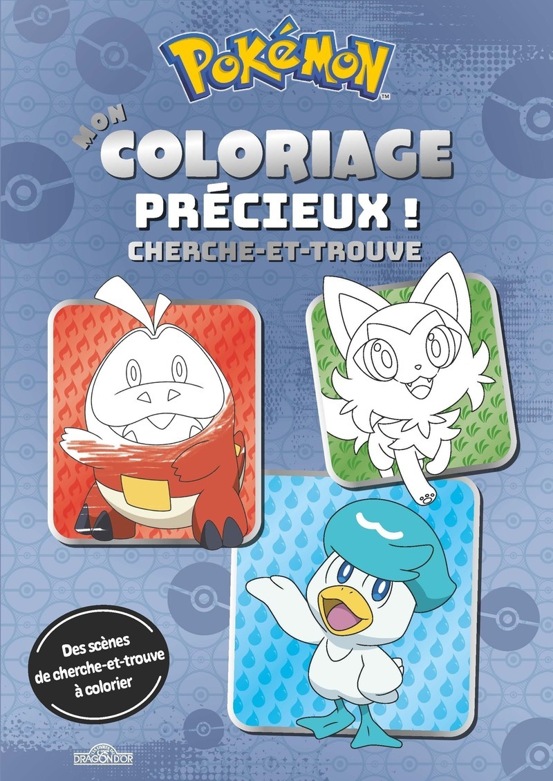 POKEMON - MON COLORIAGE PRECIEUX CHERCHE-ET-TROUVE