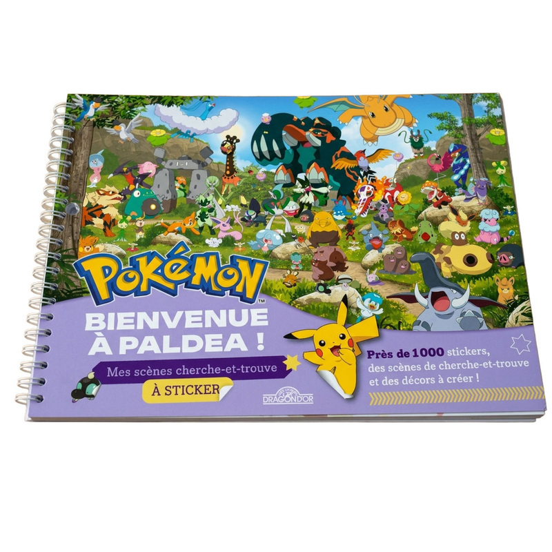 POKEMON - BIENVENUE A PALDEA ! - MES SCENES CHERCHE-ET-TROUVE A STICKER