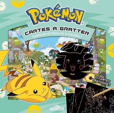 POKEMON - CARTES A GRATTER - CHERCHE ET TROUVE A PALDEA