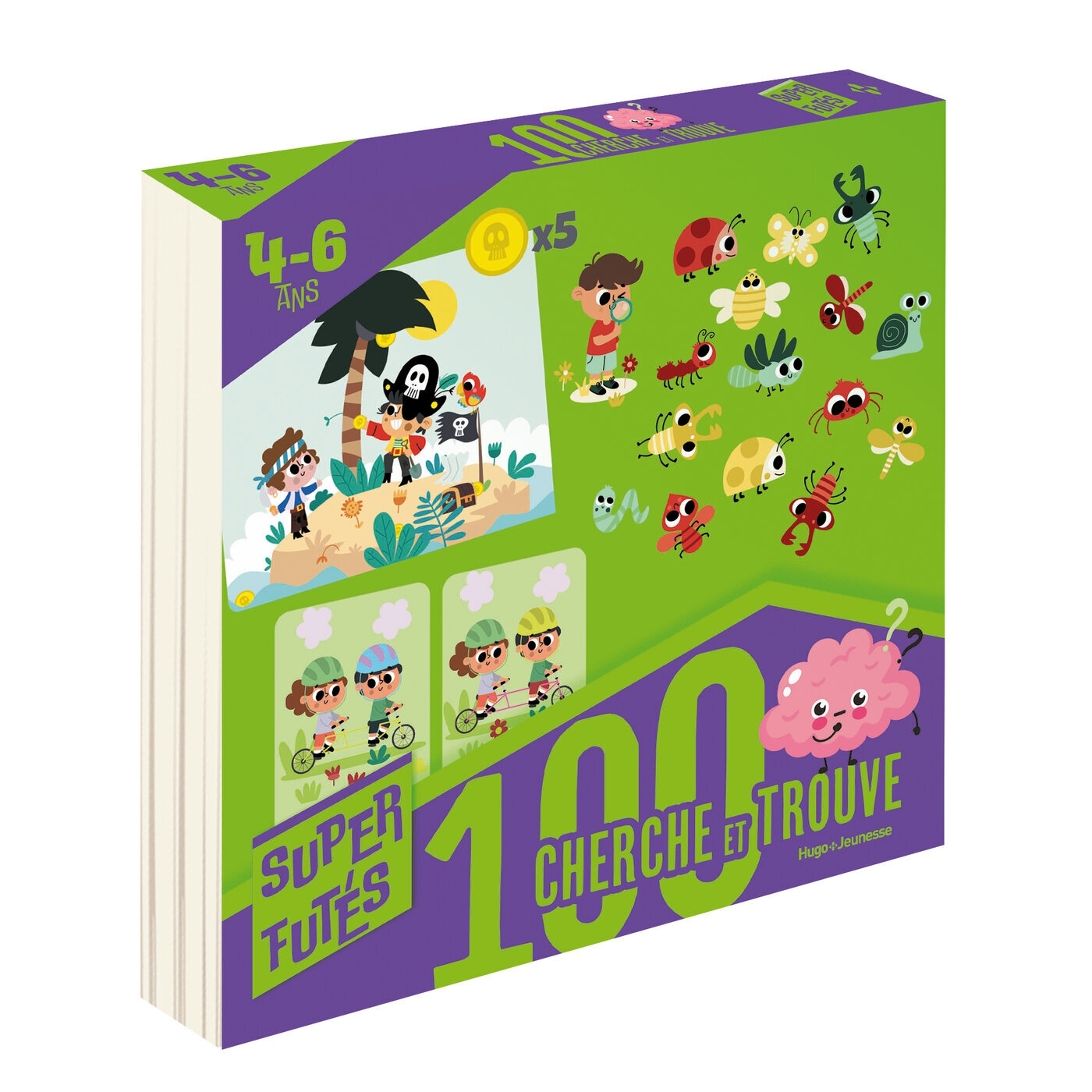 100 CHERCHE ET TROUVE POUR SUPER FUTES 4-6 ANS