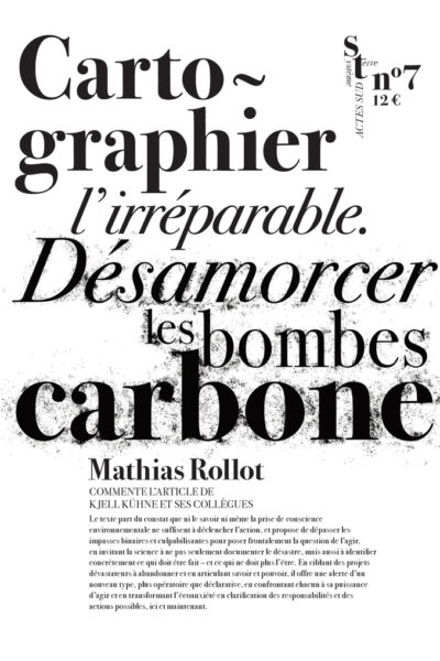 CARTOGRAPHIER L'IRREPARABLE