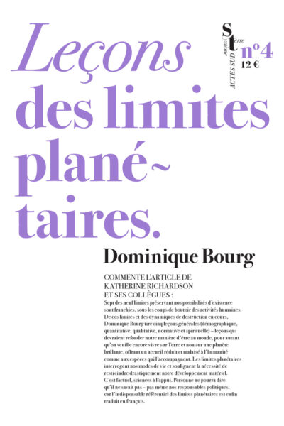 LECONS DES LIMITES PLANETAIRES