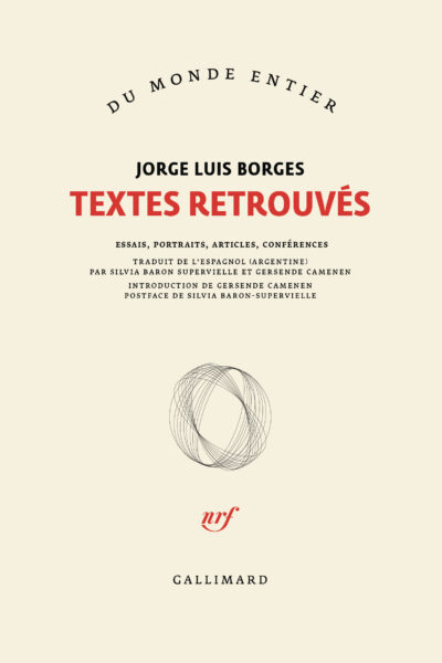 TEXTES INEDITS BORGES