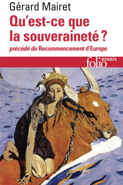 QU'EST-CE QUE LA SOUVERAINETE ? RECOMMENCEMENT D'EUROPE