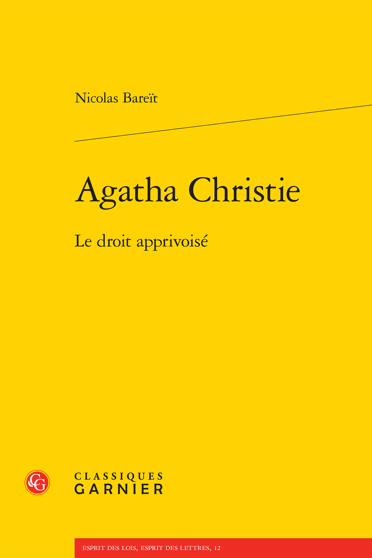 AGATHA CHRISTIE - LE DROIT APPRIVOISE