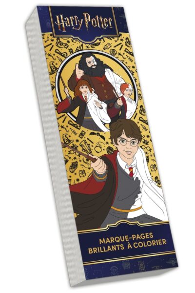 HARRY POTTER - MARQUE-PAGES BRILLANTS A COLORIER - NOUVELLE EDITION
