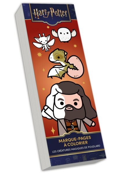 HARRY POTTER - MARQUE-PAGES A COLORIER - LES CREATURES DE POUDLARD -  NOUVELLE EDITION