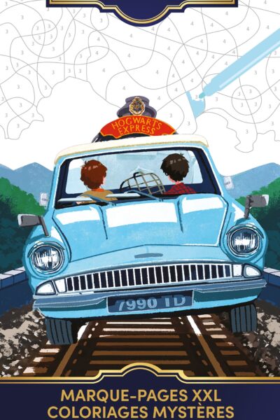 HARRY POTTER - MARQUE-PAGES XXL - COLORIAGES MYSTERE