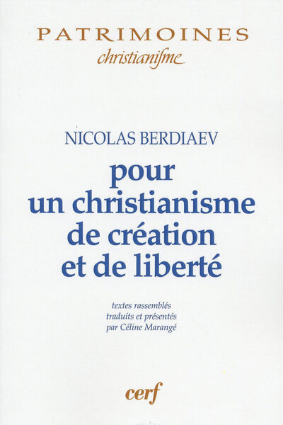 POUR UN CHRISTIANISME DE CREATION ET DE LIBERTE