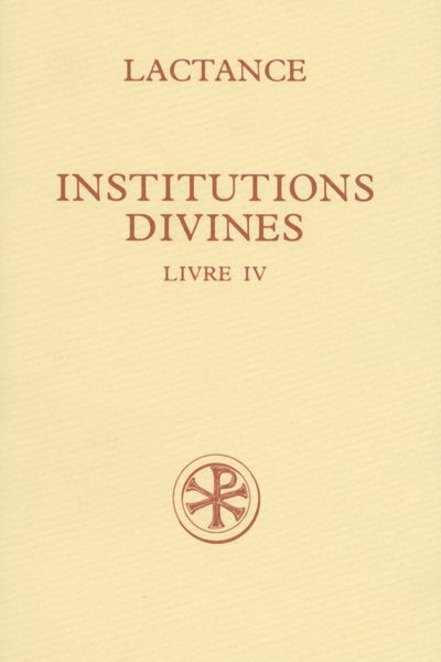 SC INSTITUTIONS DIVINES LIV.IV 377