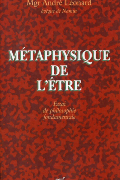 METAPHYSIQUE DE L'ETRE
