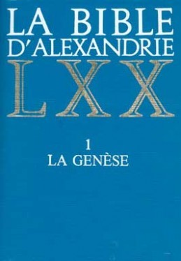 BIBLE D'ALEXANDRIE LXX T.1 GENESE