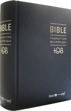 LA BIBLE TOB PETIT FORMAT BALACRON BLEU NUIT