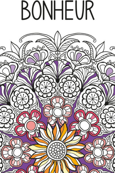 MES MARQUE-PAGES A COLORIER : MANTRAS BONHEUR