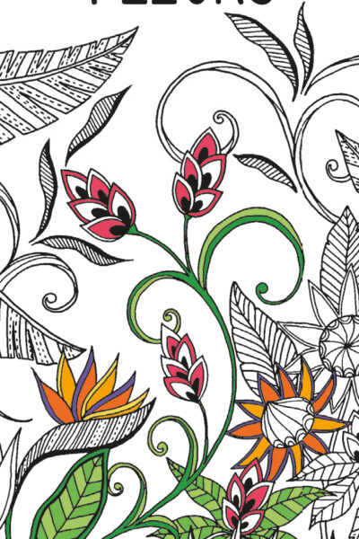 MES MARQUE-PAGES A COLORIER : FLEURS