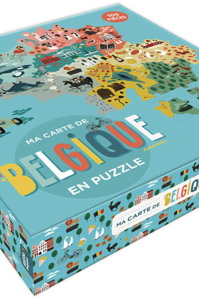 MA CARTE DE BELGIQUE EN PUZZLE